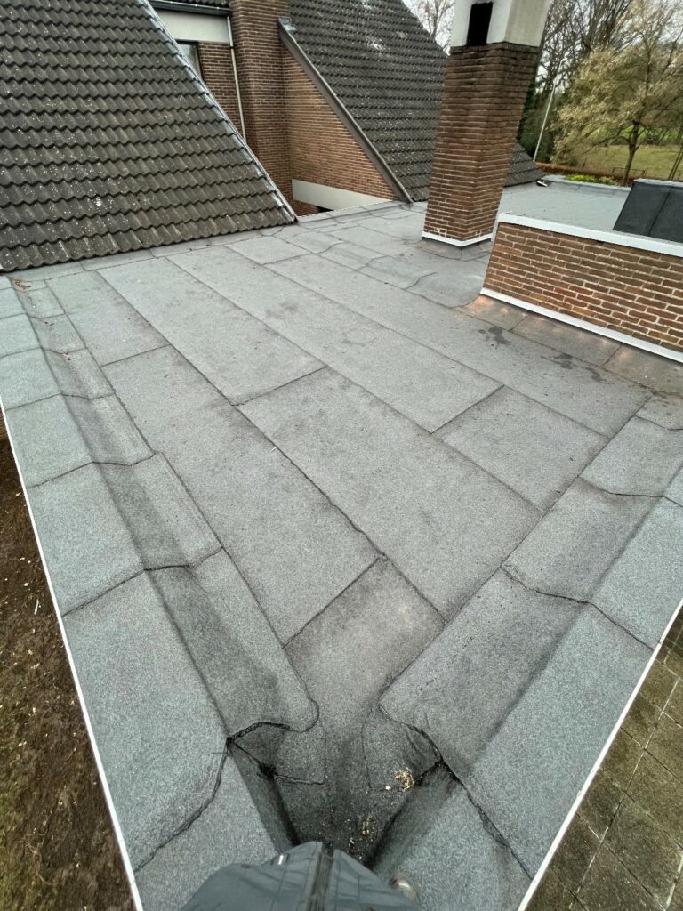 Dakonderhoud op een plat dak